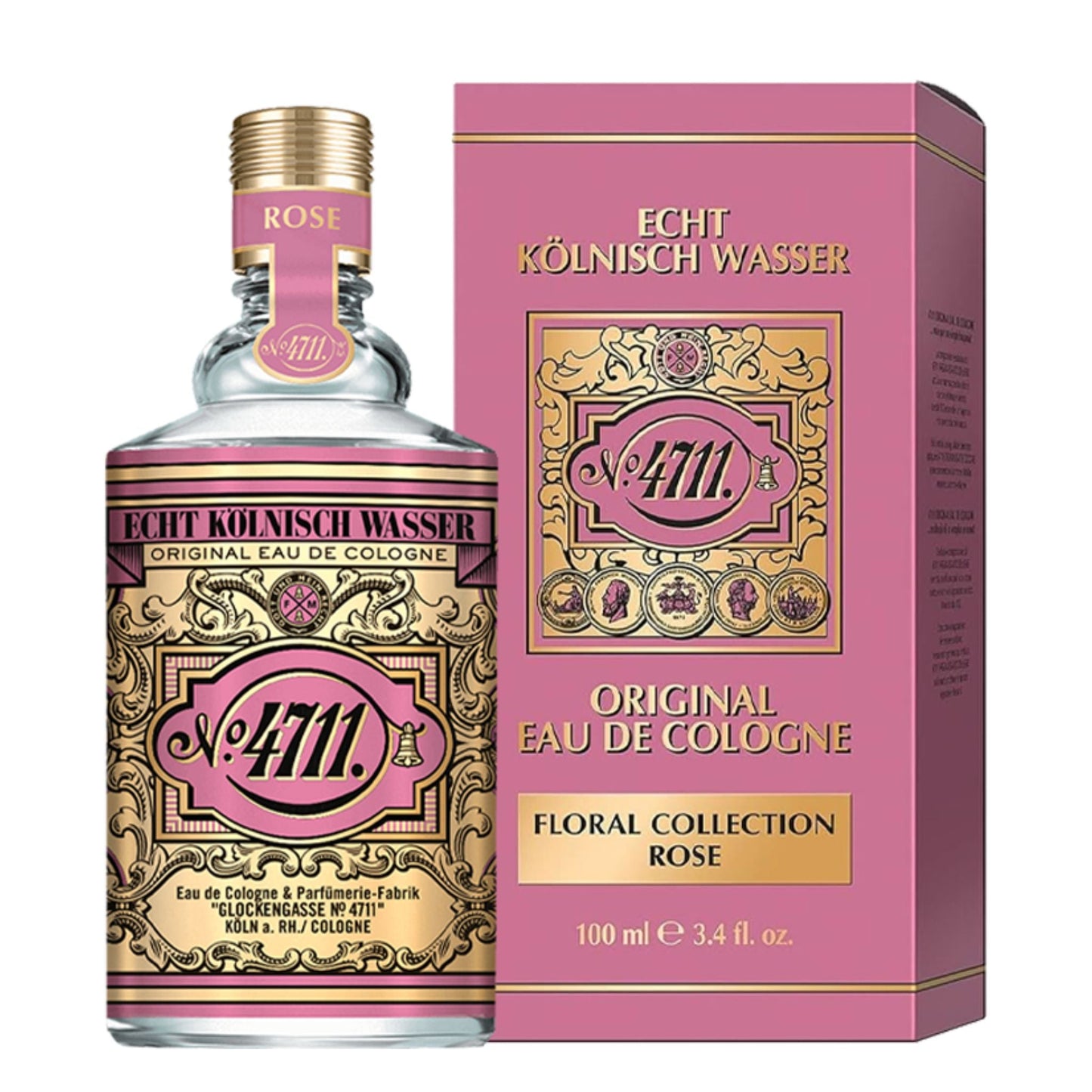 4711 Floral Rose 3.4oz Unisex EDC Spray by 4711 Muelhens