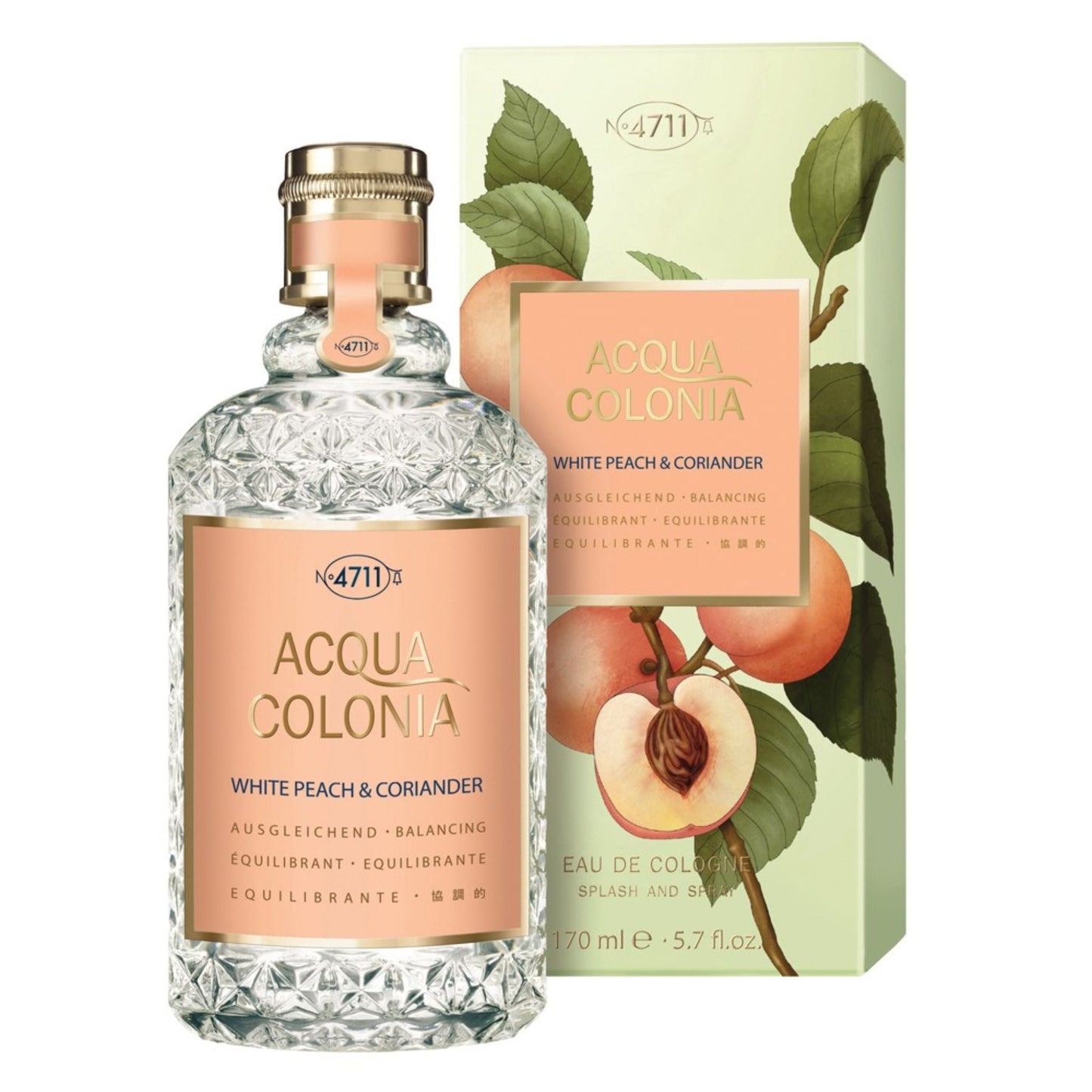 4711 White Peach Coriander 5.7oz EDC Spray by 4711 Muelhens