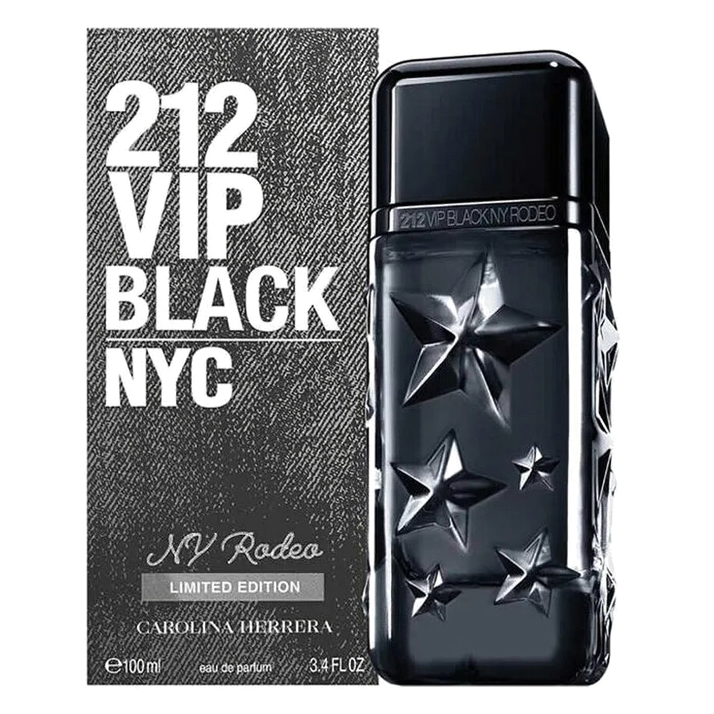 Carolina Herrera 212 VIP Black NY Rodeo 3.4oz Men EDP Spray by Carolina Herrera