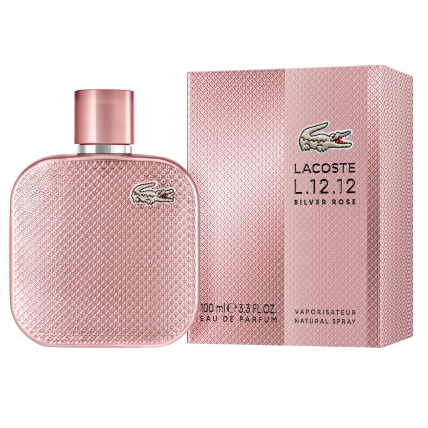 Lacoste L.12.12 Silver Rose 3.3oz Women EDP Spray by Lacoste