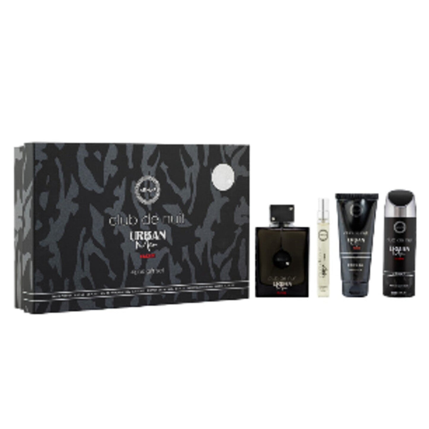Armaf Club De Nuit Urban Elixir 4-Piece Set 3.6oz Men EDP Spray by Armaf