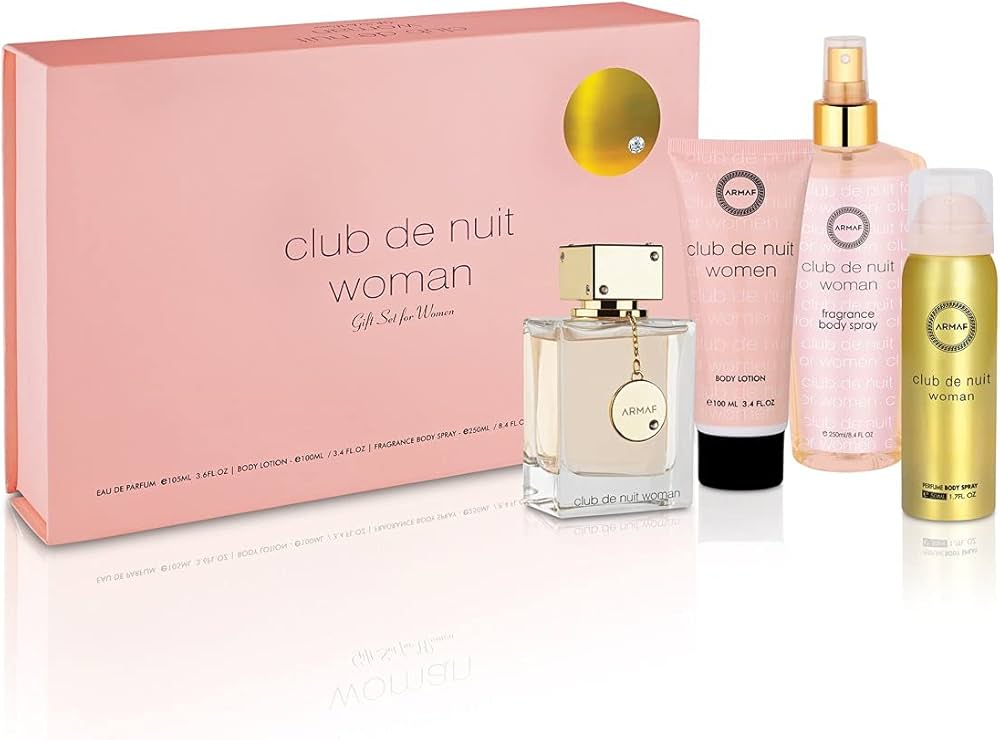 Armaf Club De Nuit 4-Piece Set 3.6oz Women EDP by Armaf