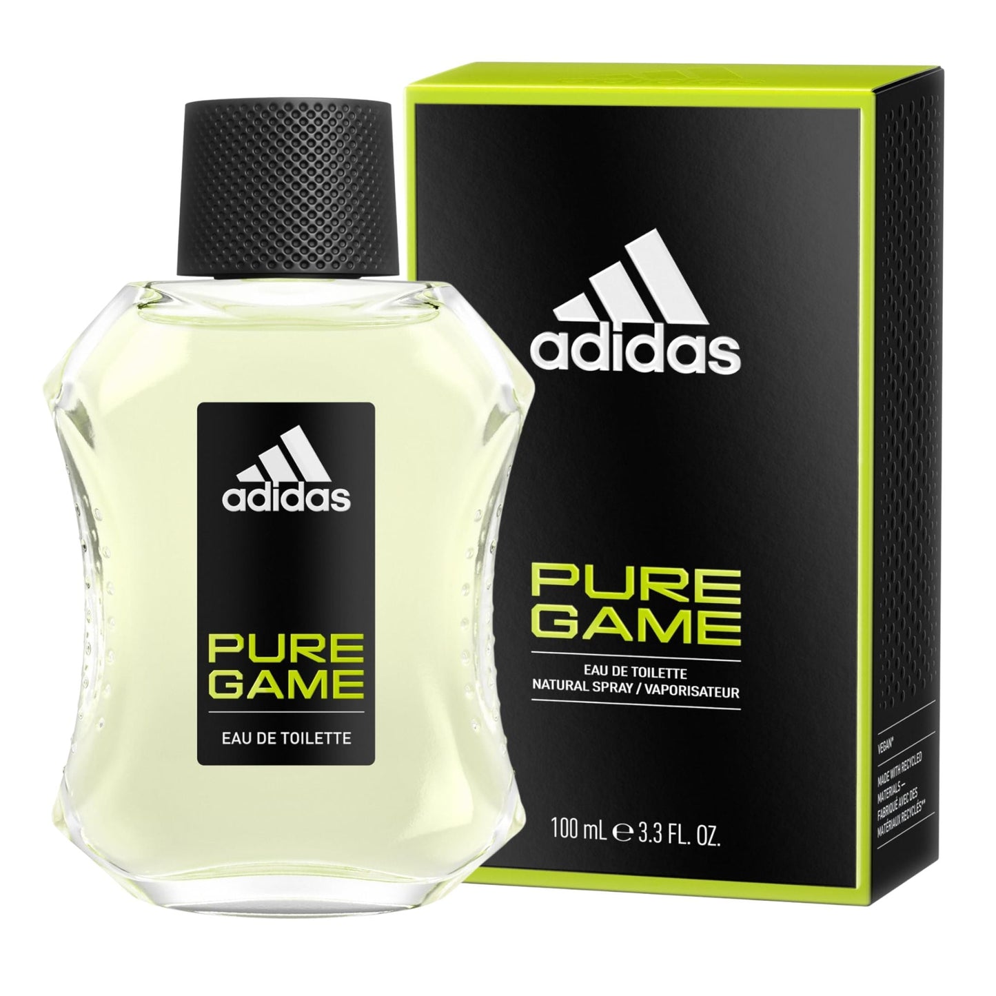 Adidas Pure Game 3.3oz Men EDT Spray by Adidas