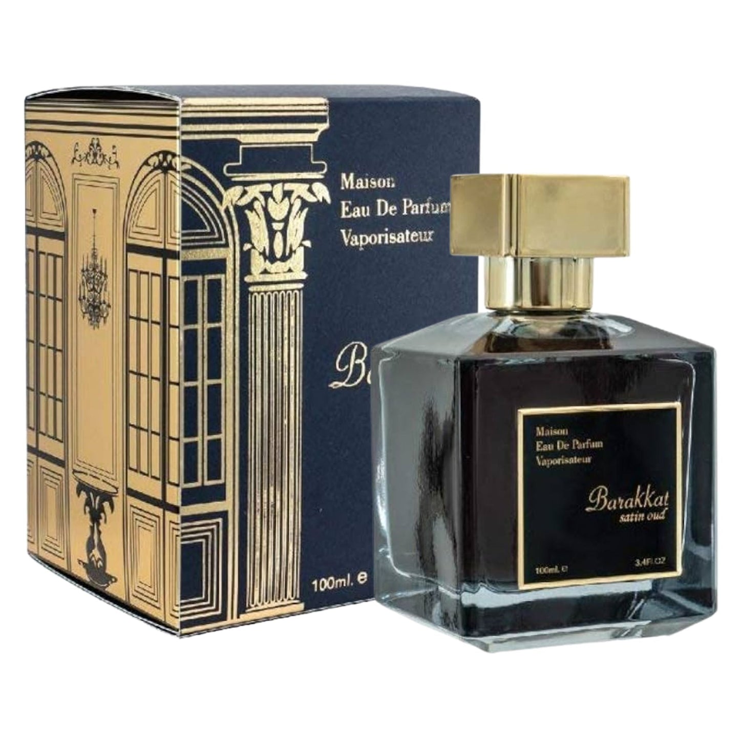 Fragrance World Barakkat Satin Oud 3.4oz Unisex EDP Spray by Fragrance World