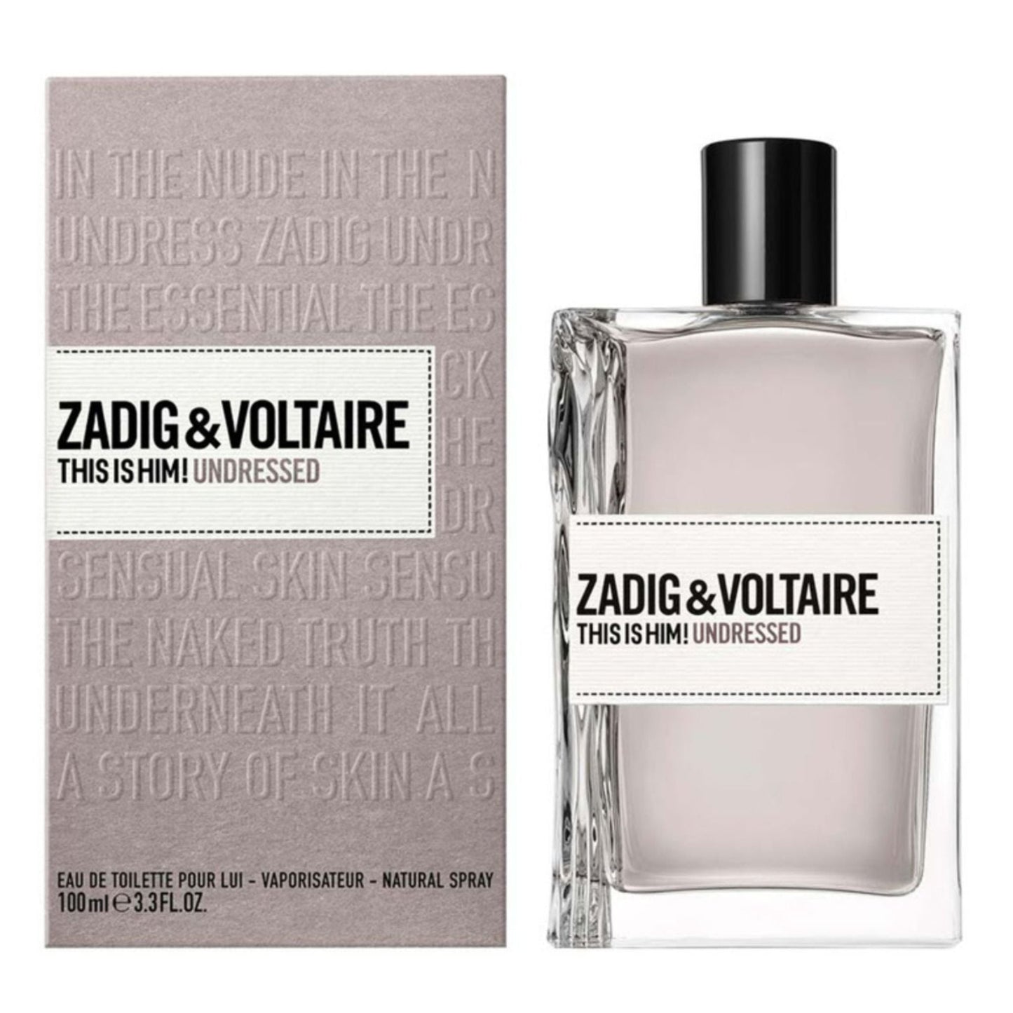 Zadig & Voltaire Undressed 3.3oz Men EDT Spray by Zadig & Voltaire