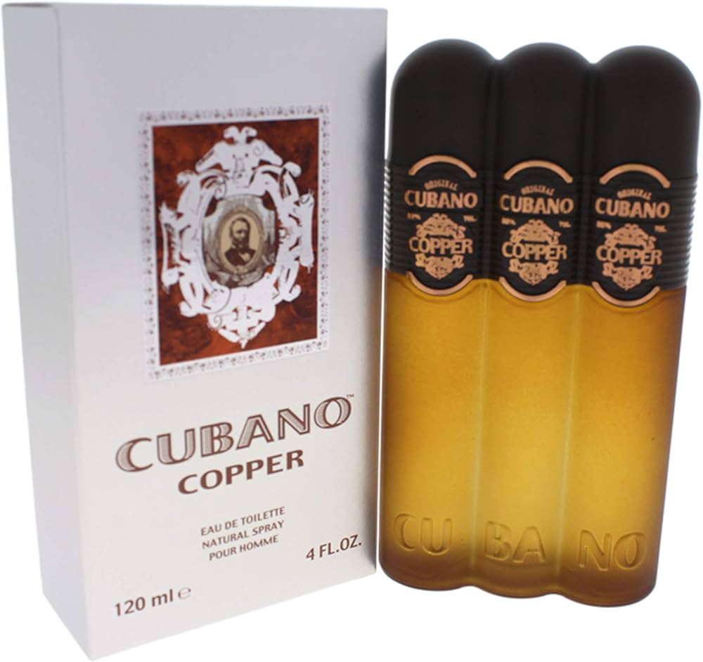 Cubano Copper 4.0oz Men EDT Spray by Cuba