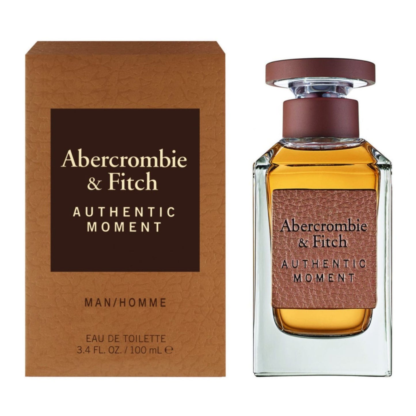 Abercrombie & Fitch Authentic Moment 3.4oz Men EDT Spray by Abercrombie & Fitch