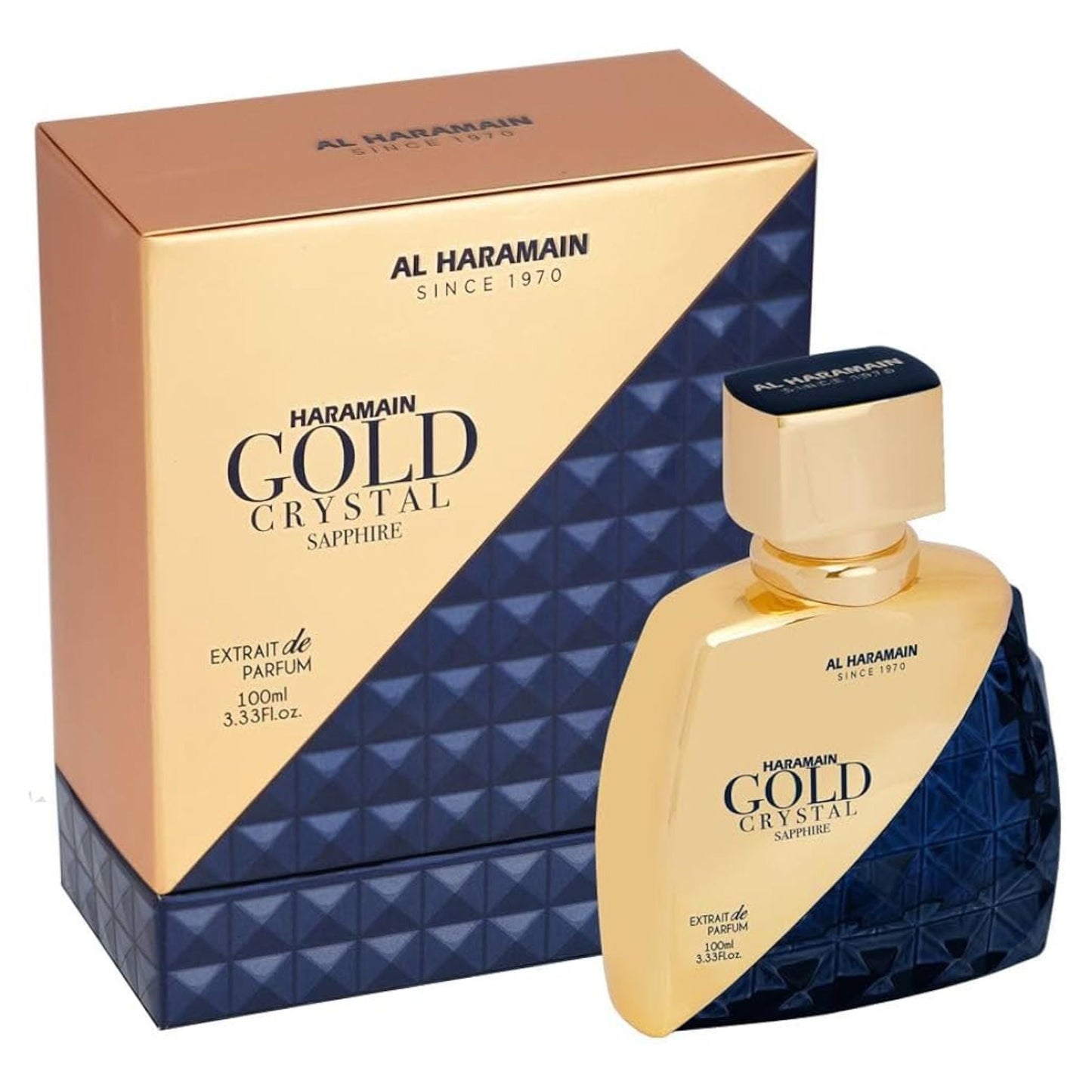 Al Haramain Gold Crystal Sapphire 3.3oz Unisex EDP Spray by Al Haramain
