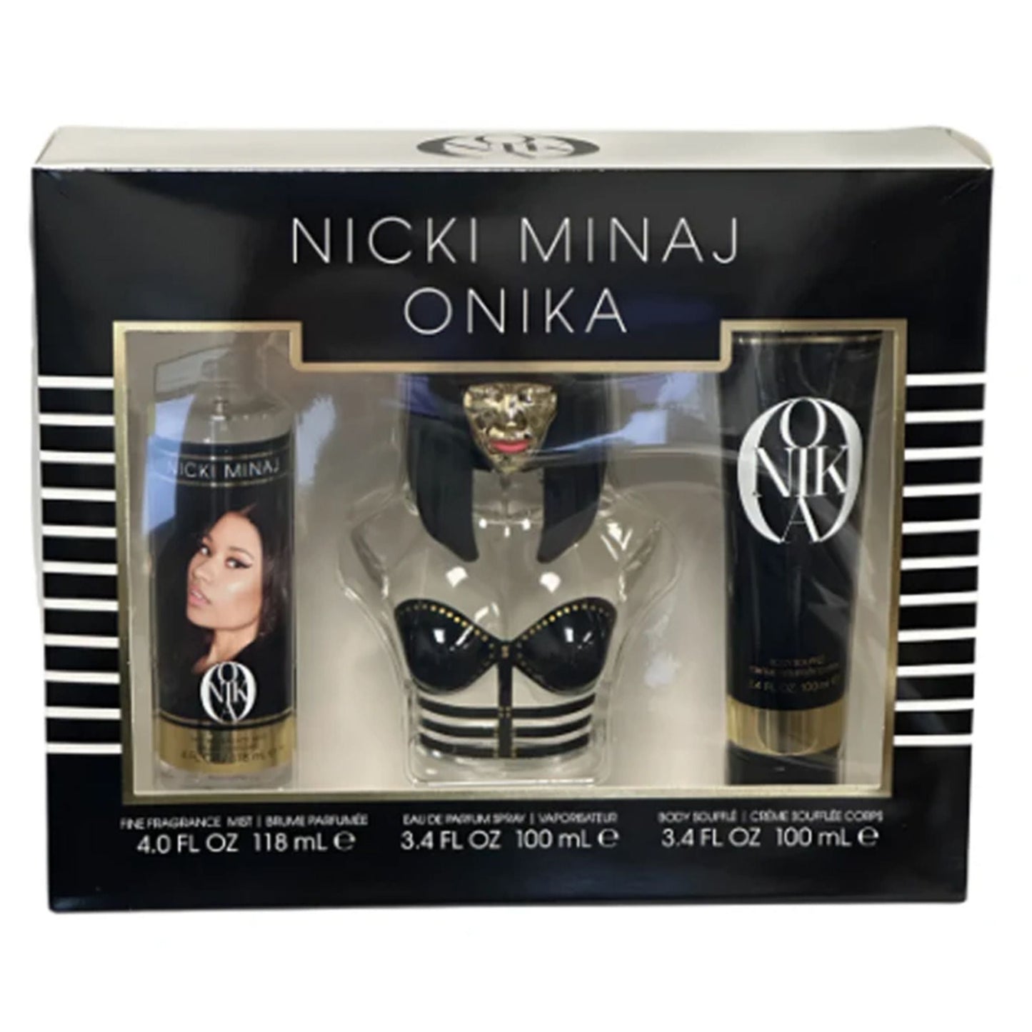 Nicki Minaj Onika 3-Piece Set 3.4oz Women EDP Spray by Nicki Minaj