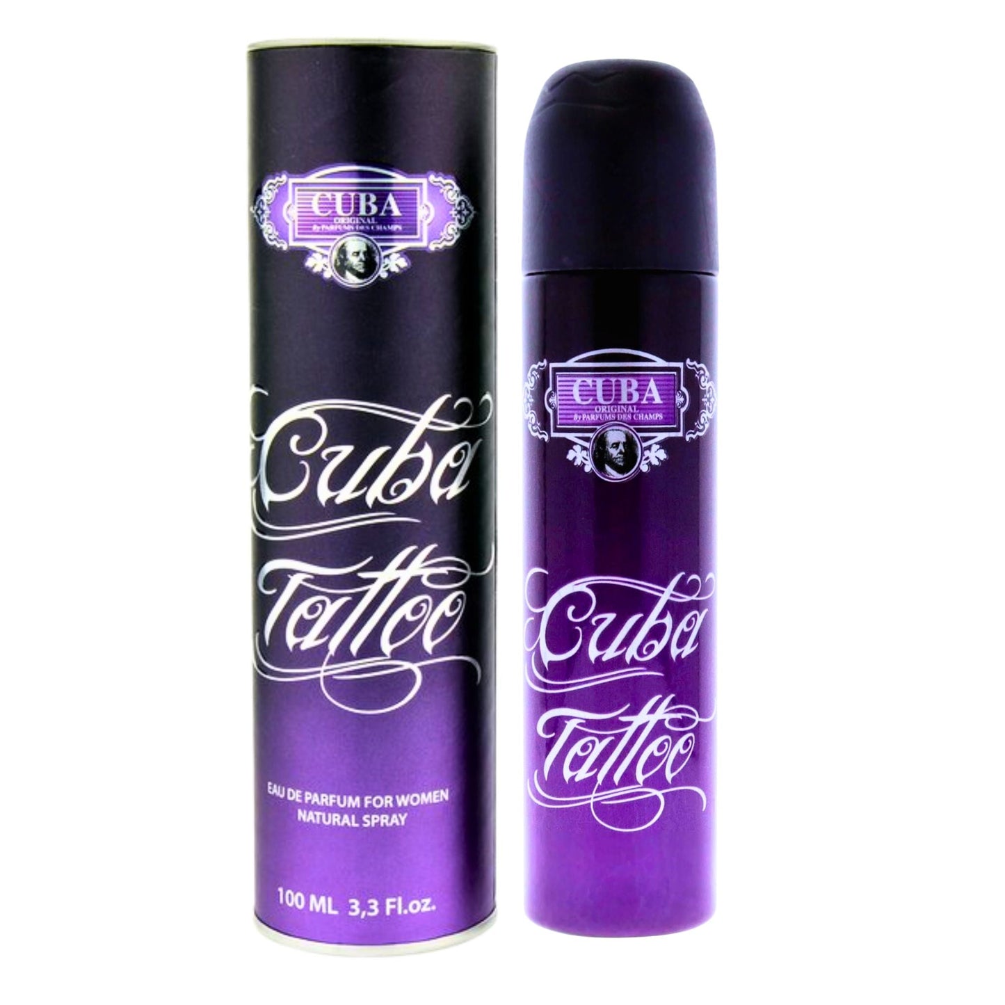 Cuba Tattoo 3.3oz Women EDP Spray by Cuba