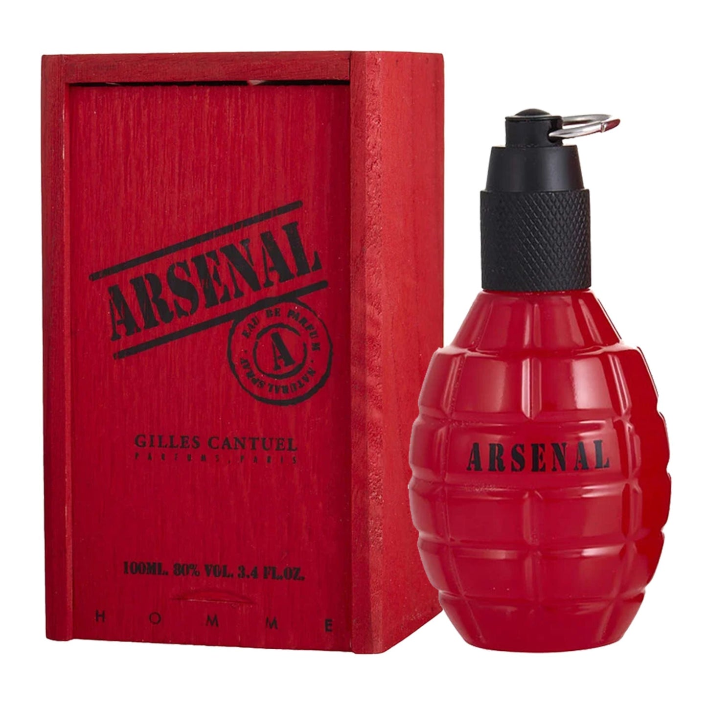 Gilles Cantuel Arsenal Red 3.4oz Men EDP Spray by Gilles Cantuel