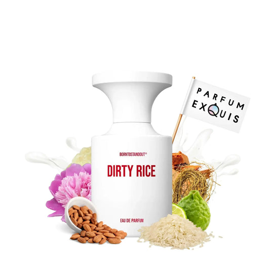 Dirty Rice by Borntostandout Unisex 3.4oz EDP perfume bottle