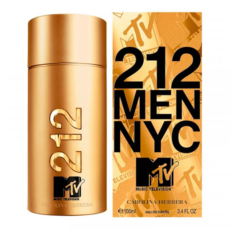 Carolina Herrera 212 Mtv 3.4oz Men EDT Spray by Carolina Herrera