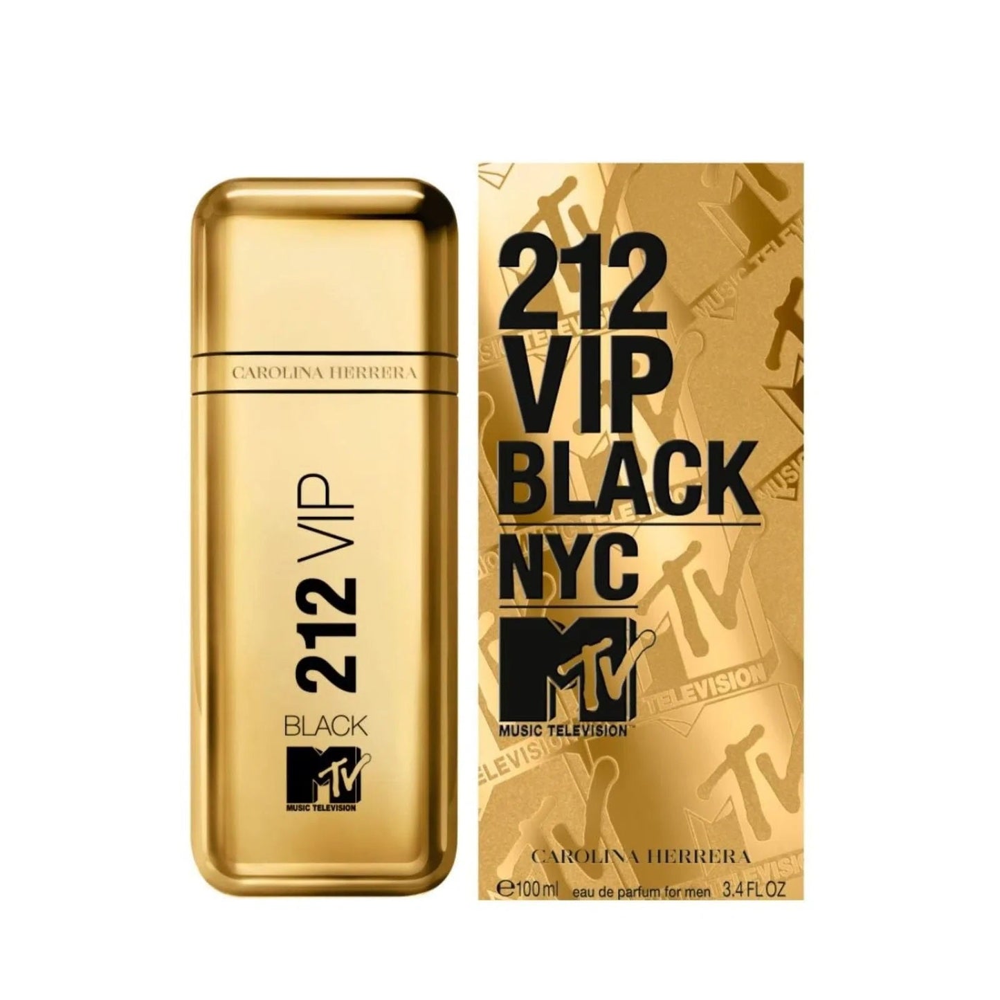 Carolina Herrera 212 VIP Black MTV 3.4oz Men EDP Spray by Carolina Herrera