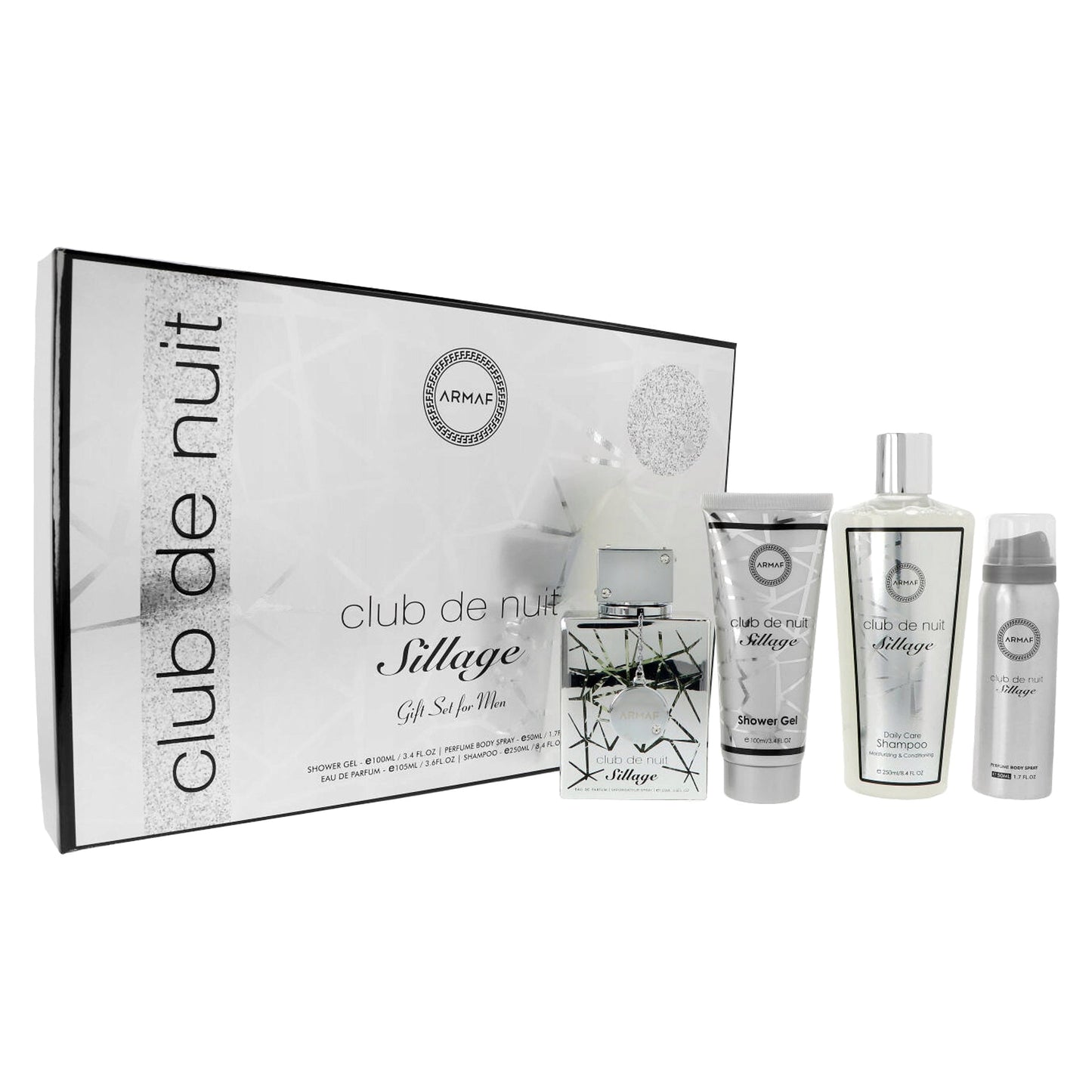 Armaf Club De Nuit Sillage 4-Piece Set 3.6oz by Armaf