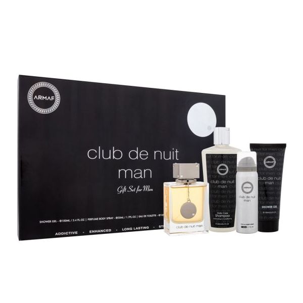 Armaf Club De Nuit 4-Piece Set 3.6oz Men EDT by Armaf