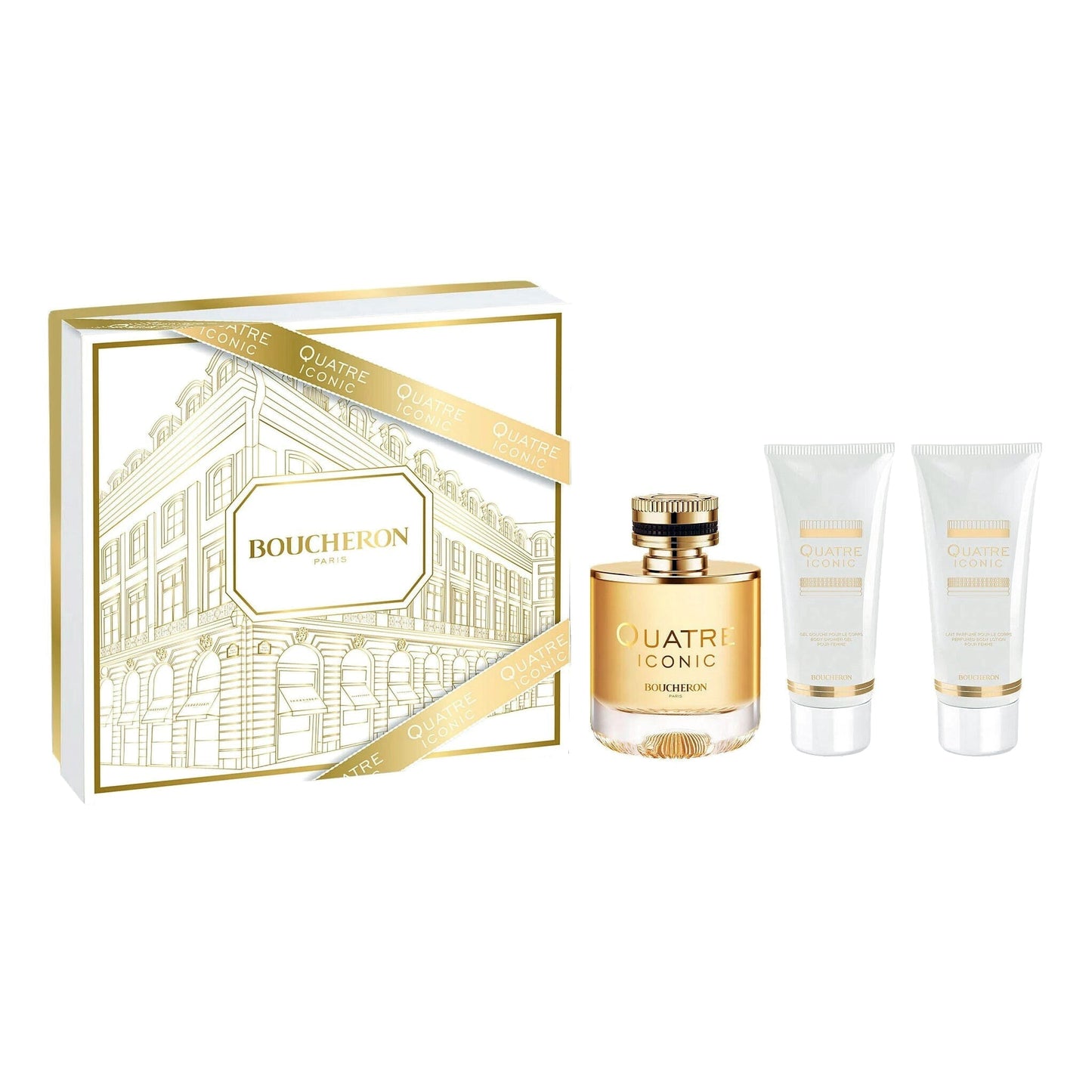 Boucheron Quatre Iconic 3-Piece Set 3.4oz Women EDC by Boucheron