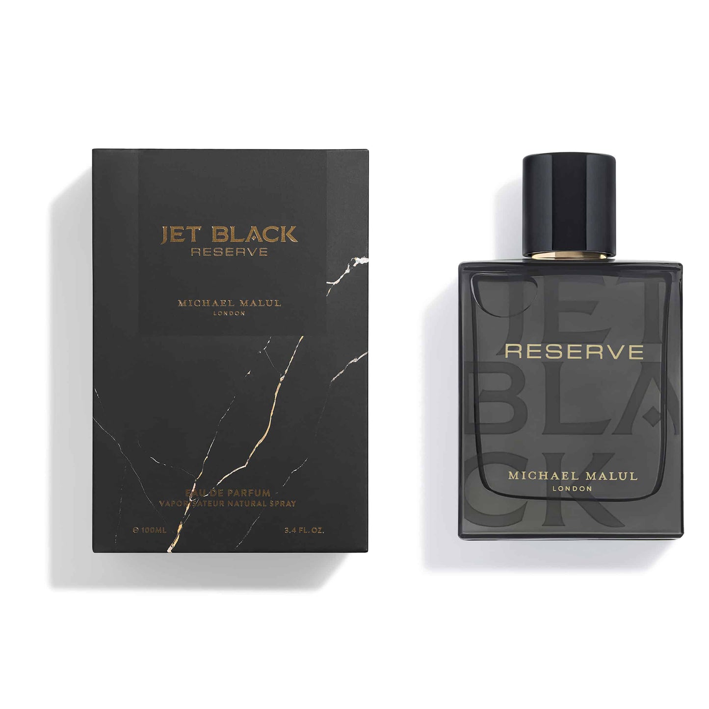Michael Malul Jet Black Reserve 3.4oz Men EDP Spray by Michael Malul