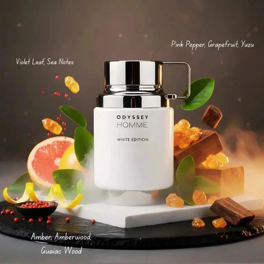 Odyssey White Armaf clean woody masculine scent for men