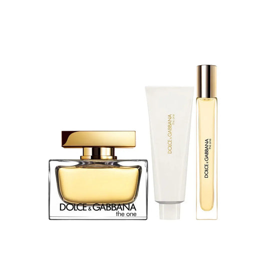 The One 3pc Set by Dolce & Gabbana for Women 2.5oz EDP fragrance set