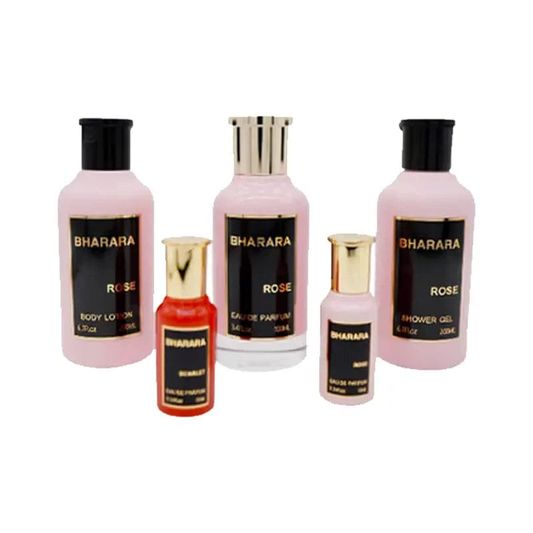 Rose By Bharara – For Women 5Pcs Gift Set Eau De Parfum.