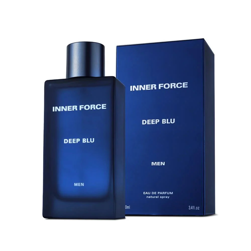 Inner Force Deep Blu 3.4oz Men EDP Spray by Geparlys