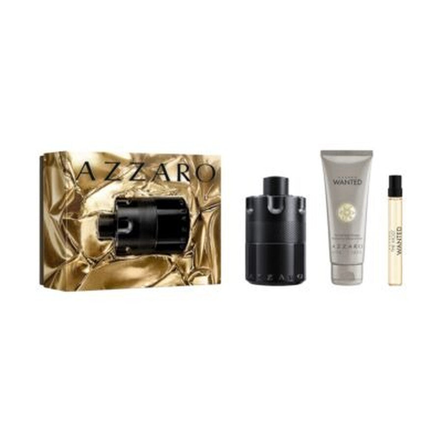 Azzaro Most Wanted Intense 3-Piece Set 3.3oz Men EDP Spray by Azzaro