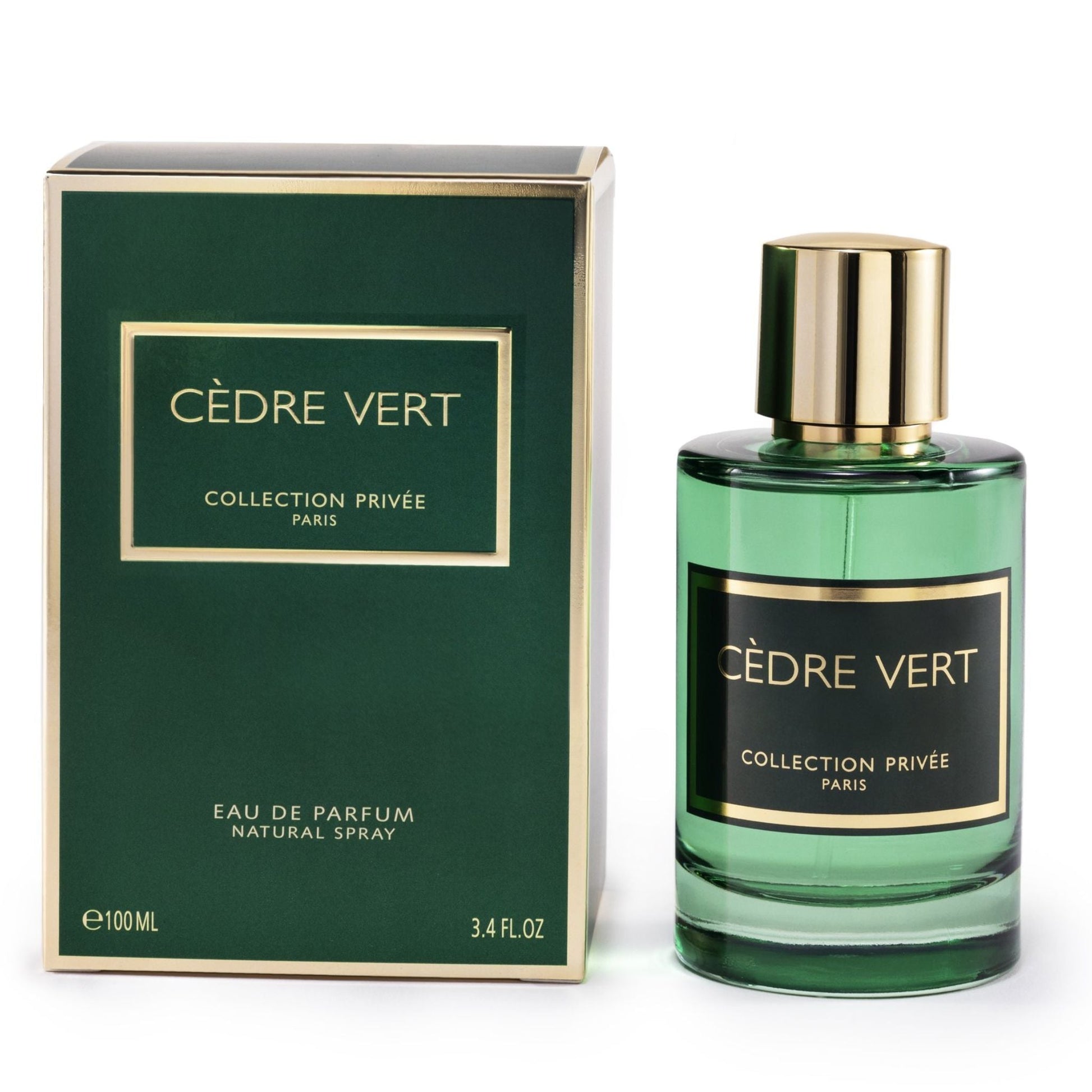 Cedre Vert 3.4oz Men EDP Spray by Geparlys