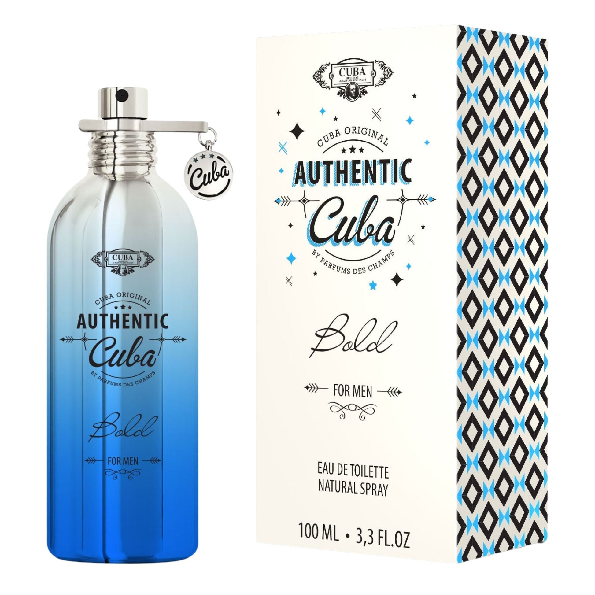 Cuba Authentic Bold 3.3oz Men EDT by Cuba