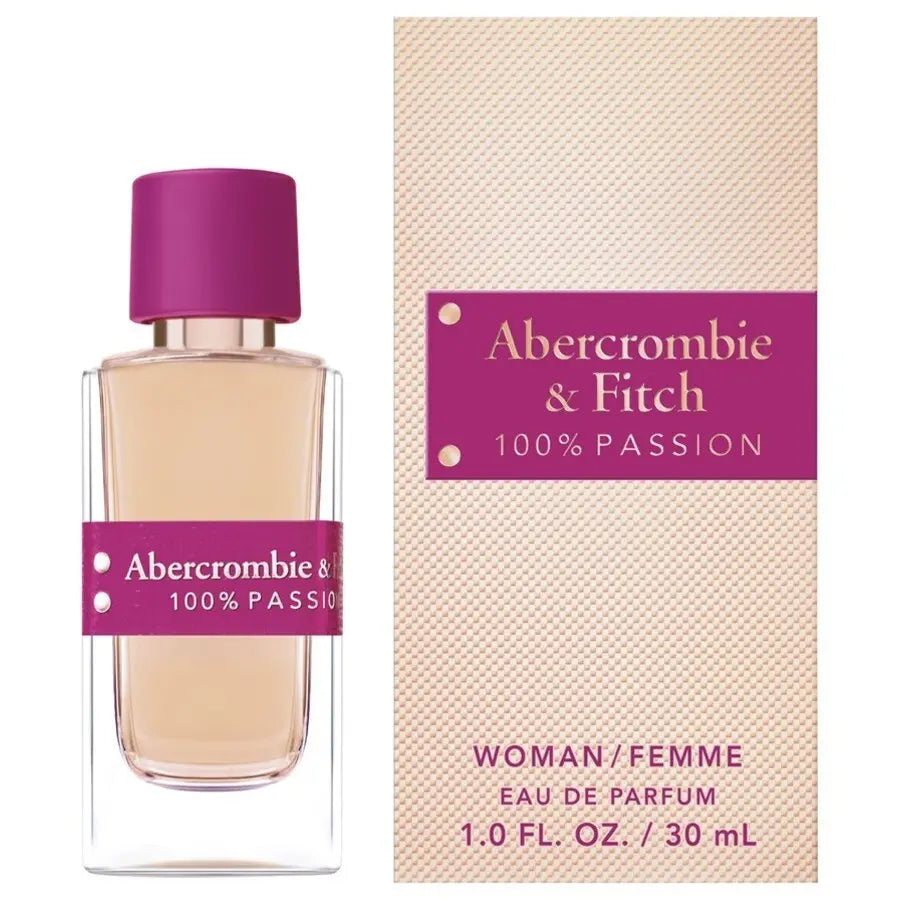 100% Passion by Abercrombie original box 3.4oz Eau de Parfum