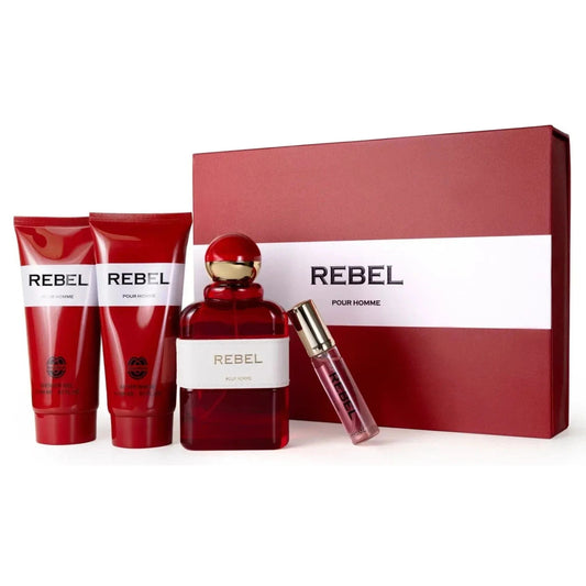 Mush Mush Rebel 4-Piece Set 3.4oz Men EDP Spray by Mush Mush