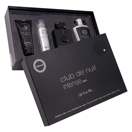 Armaf Club De Nuit Intense 4-Piece Set 3.6oz Men EDT Spray by Armaf