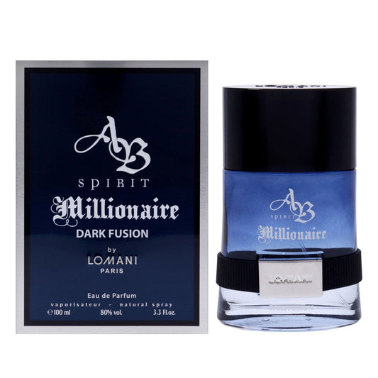 Lomani AB Spirit Millionaire Dark Fusion 3.3oz Men EDP Spray by Lomani