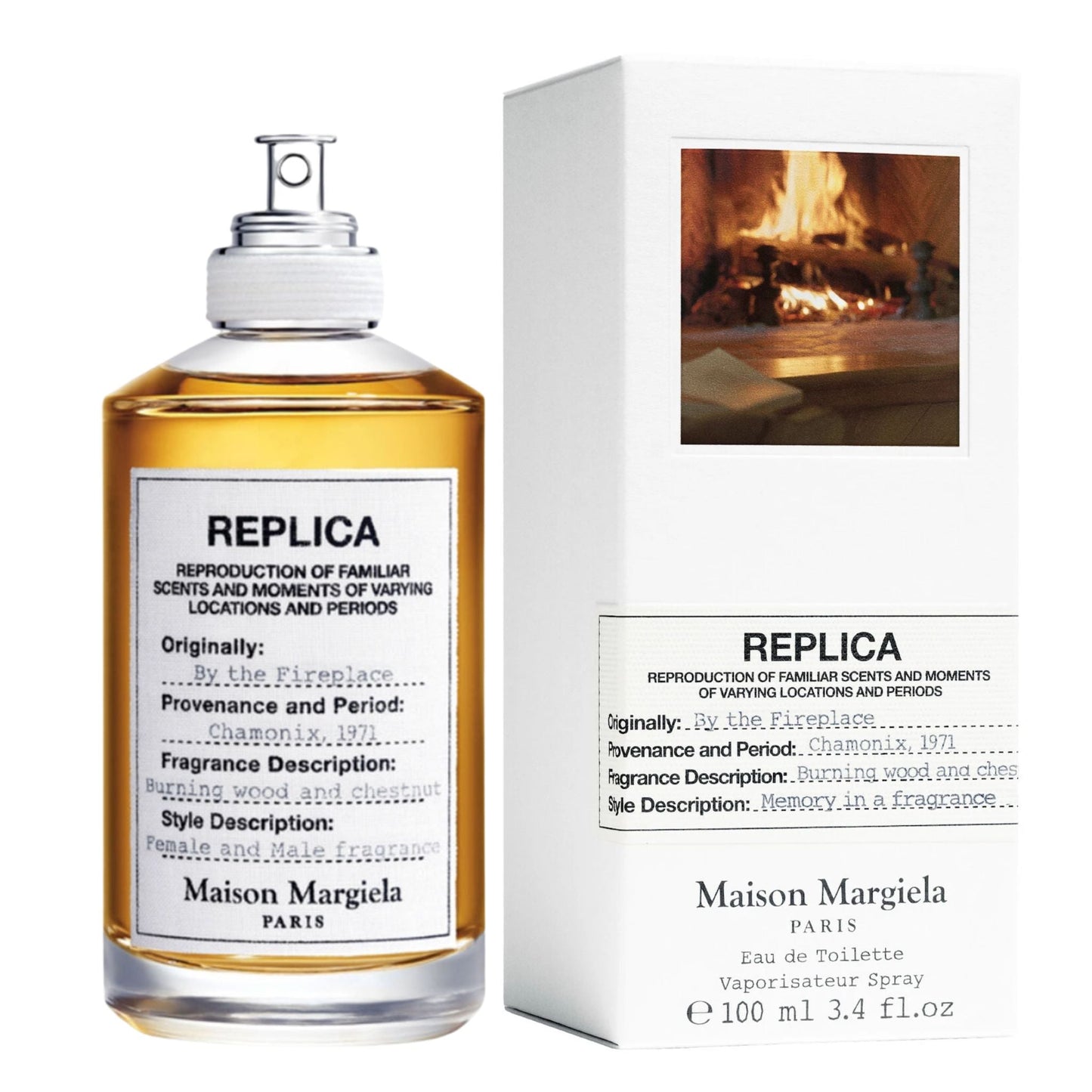 Maison Margiela Replica By The Fireplace 3.4oz Men EDT Spray by Maison Margiela