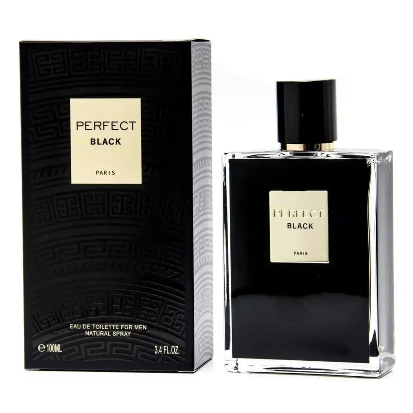 Perfect Black 3.4oz Men EDT Spray by Geparlys