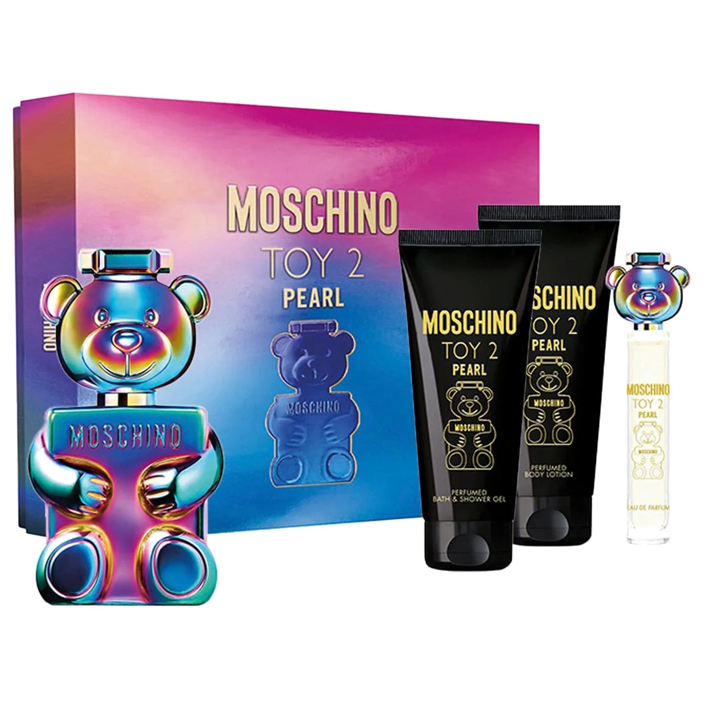 Moschino Toy Pearl 4-Piece Set 3.4oz Unisex EDP Spray by Moschino