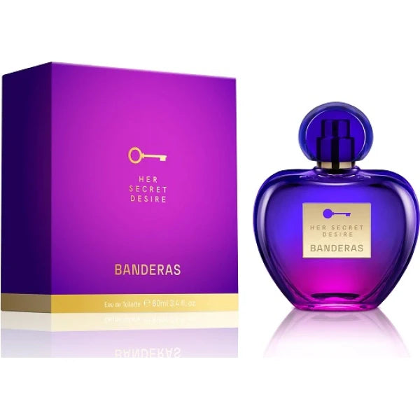 Antonio Banderas Her Secret Desire 2.7oz Women EDT Spray by Antonio Banderas