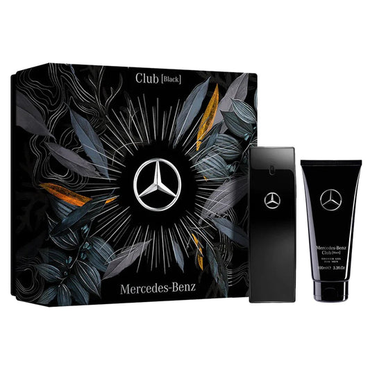 Mercedes-Benz Club Black 2-Piece Set 3.30oz Men EDT Spray by Mercedes-Benz