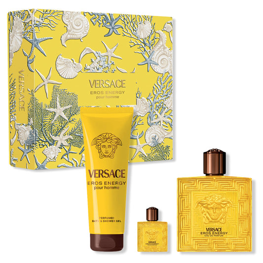 Versace Eros Energy 3-Piece Set 3.4oz EDP Spray by Versace