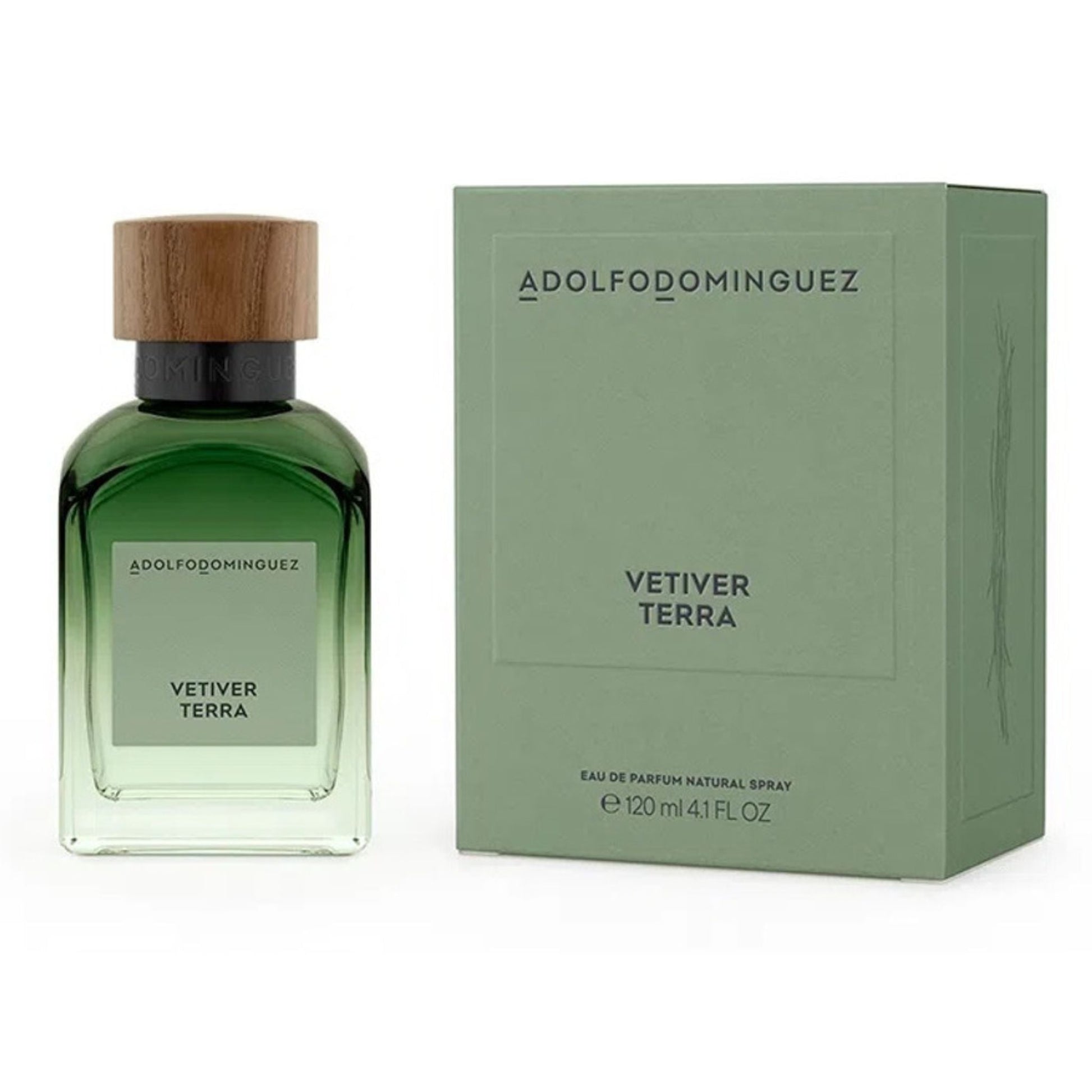 Adolfo Dominguez Vetiver Terra 4.1oz Men EDP Spray by Adolfo Dominguez
