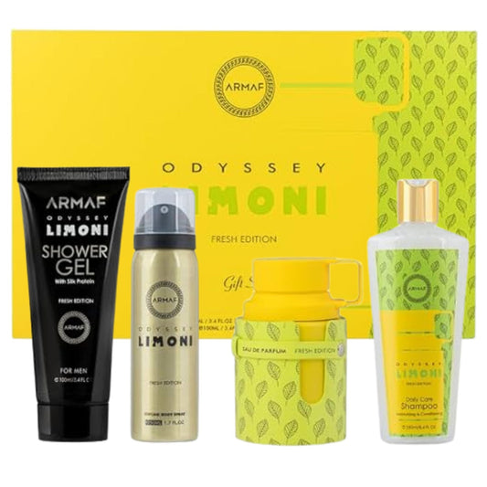 Armaf Odyssey Limoni Fresh Perfume 4-Piece Set 3.4oz Men EDP by Armaf
