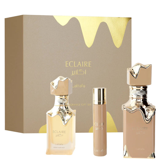 Lattafa Eclaire 3-Piece Set 3.4oz Women Spray by Lattafa