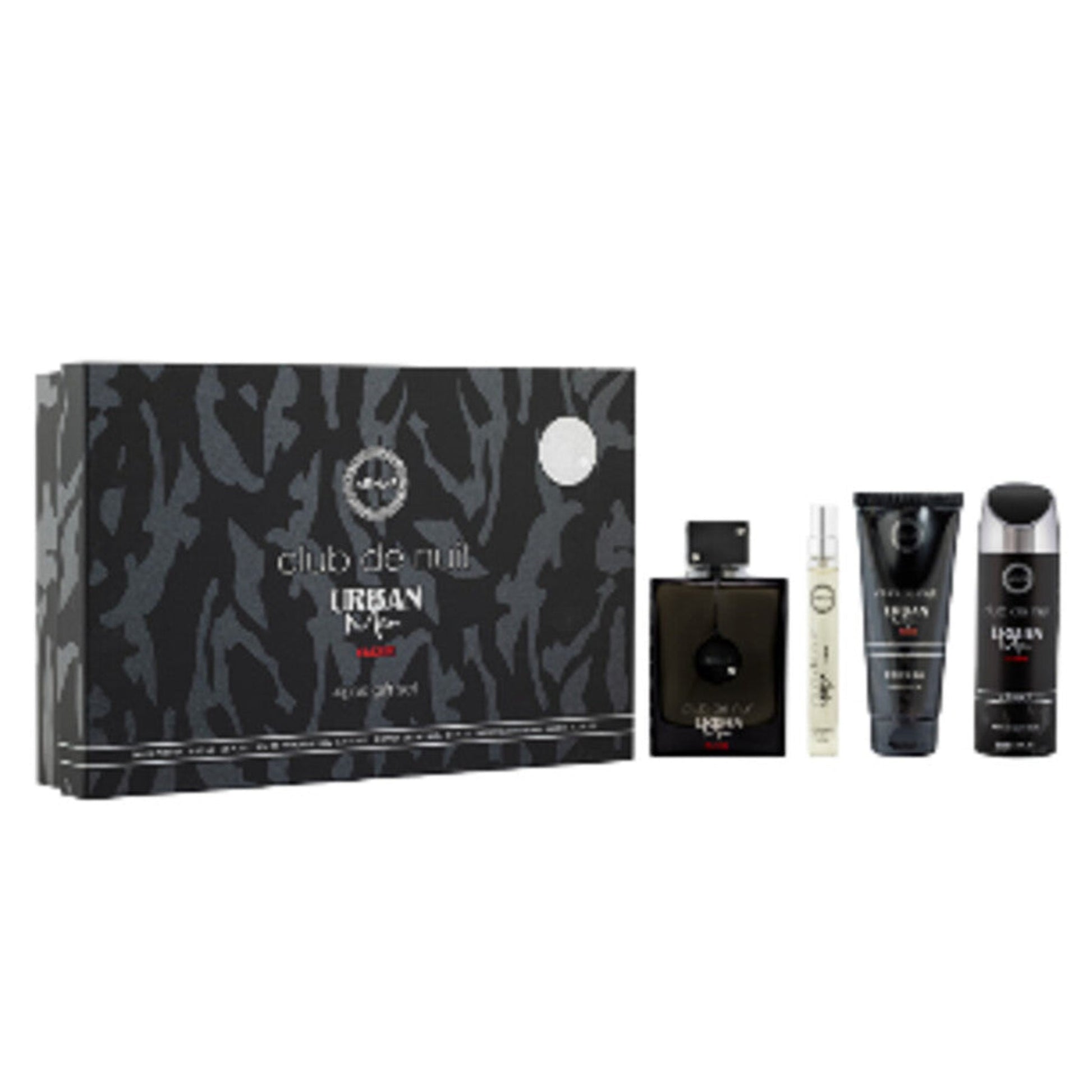 Armaf Club De Nuit Urban Elixir 4-Piece Set 3.6oz Men EDP Spray by Armaf