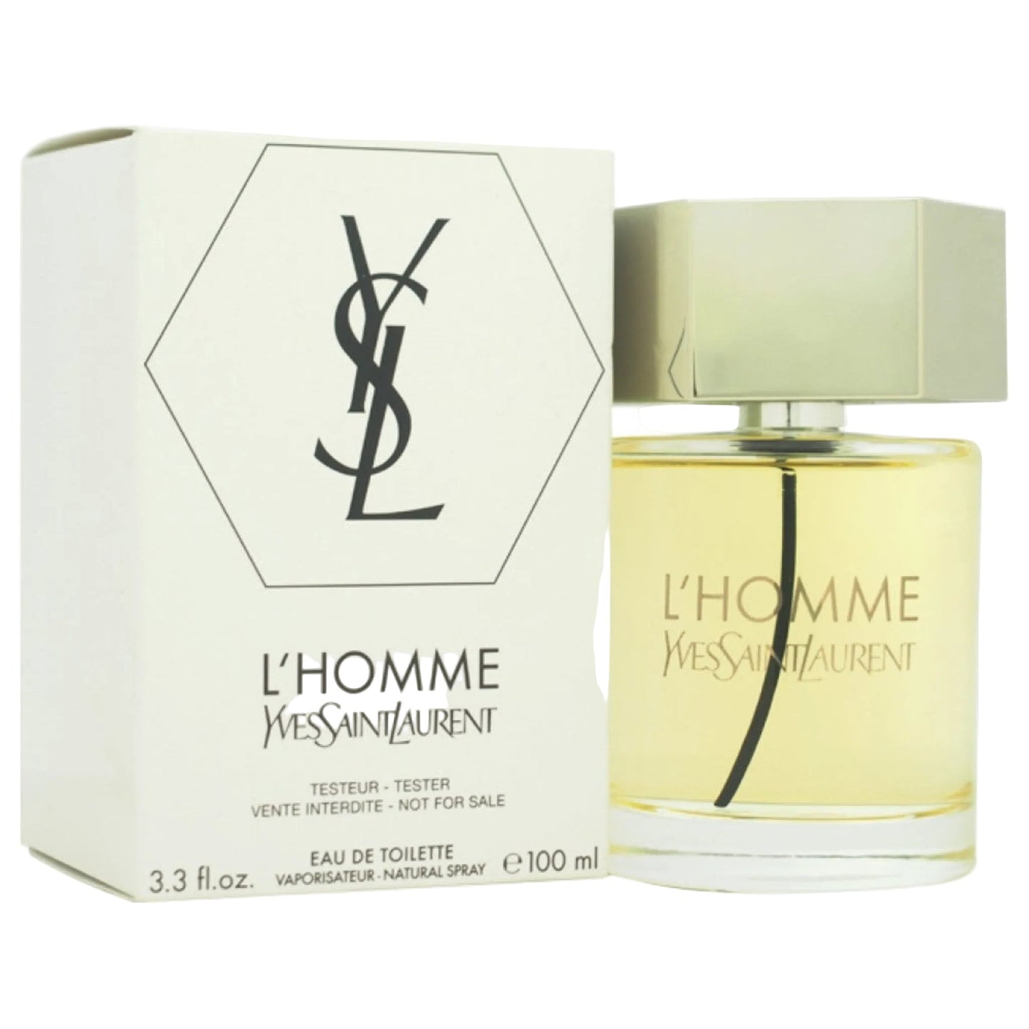 Yves Saint Laurent L'Homme 3.3oz Men EDT Spray Tester by Yves Saint Laurent