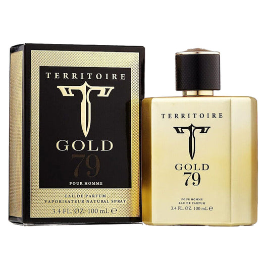 Territoire Gold79 3.4oz Men EDP Spray by YZY Perfume