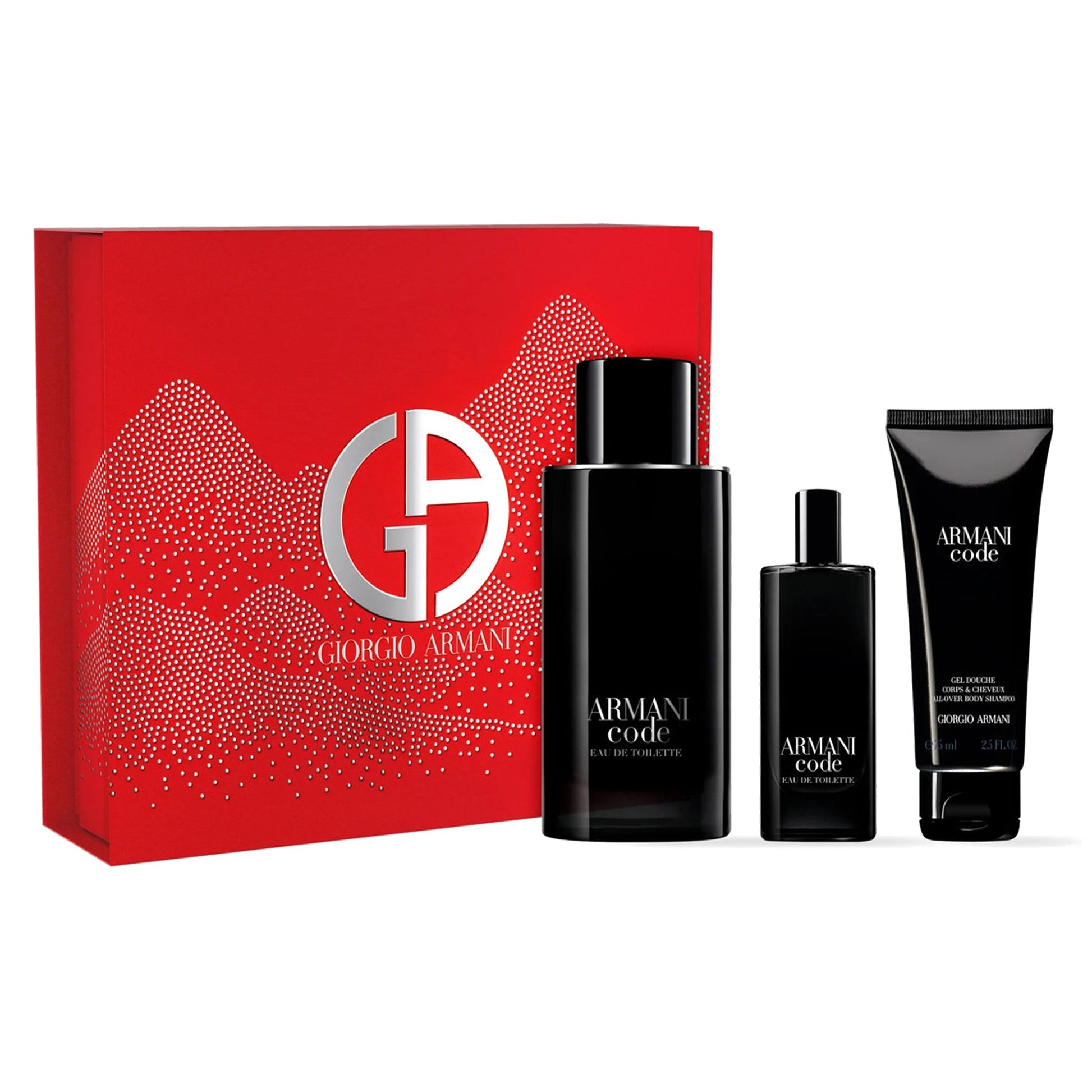 Armani Code 3-Piece Set 4.2oz Men EDT Spray by Giorgio Armani