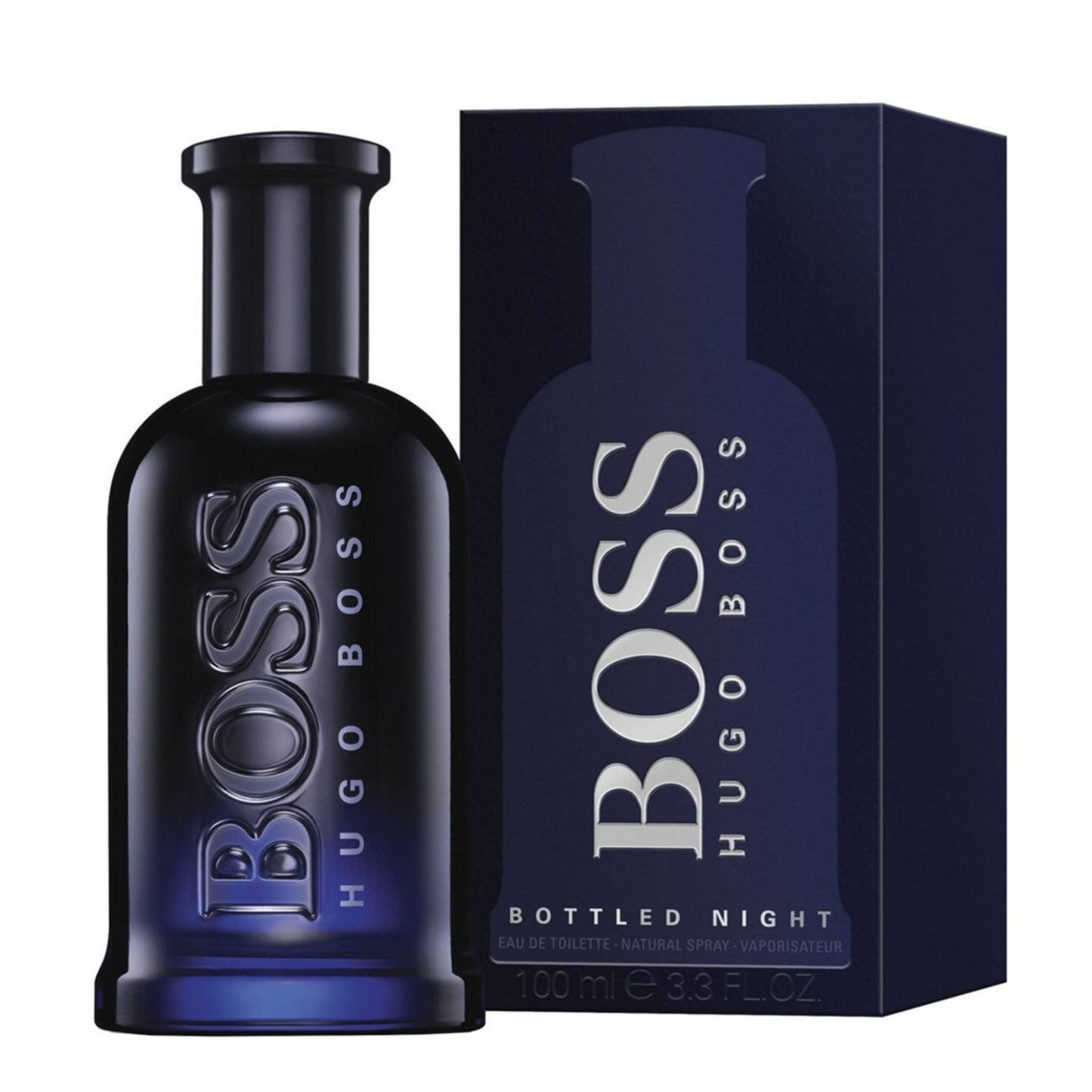 Hugo Boss Bottled Night 3.3oz Men EDT Spray by Hugo Boss