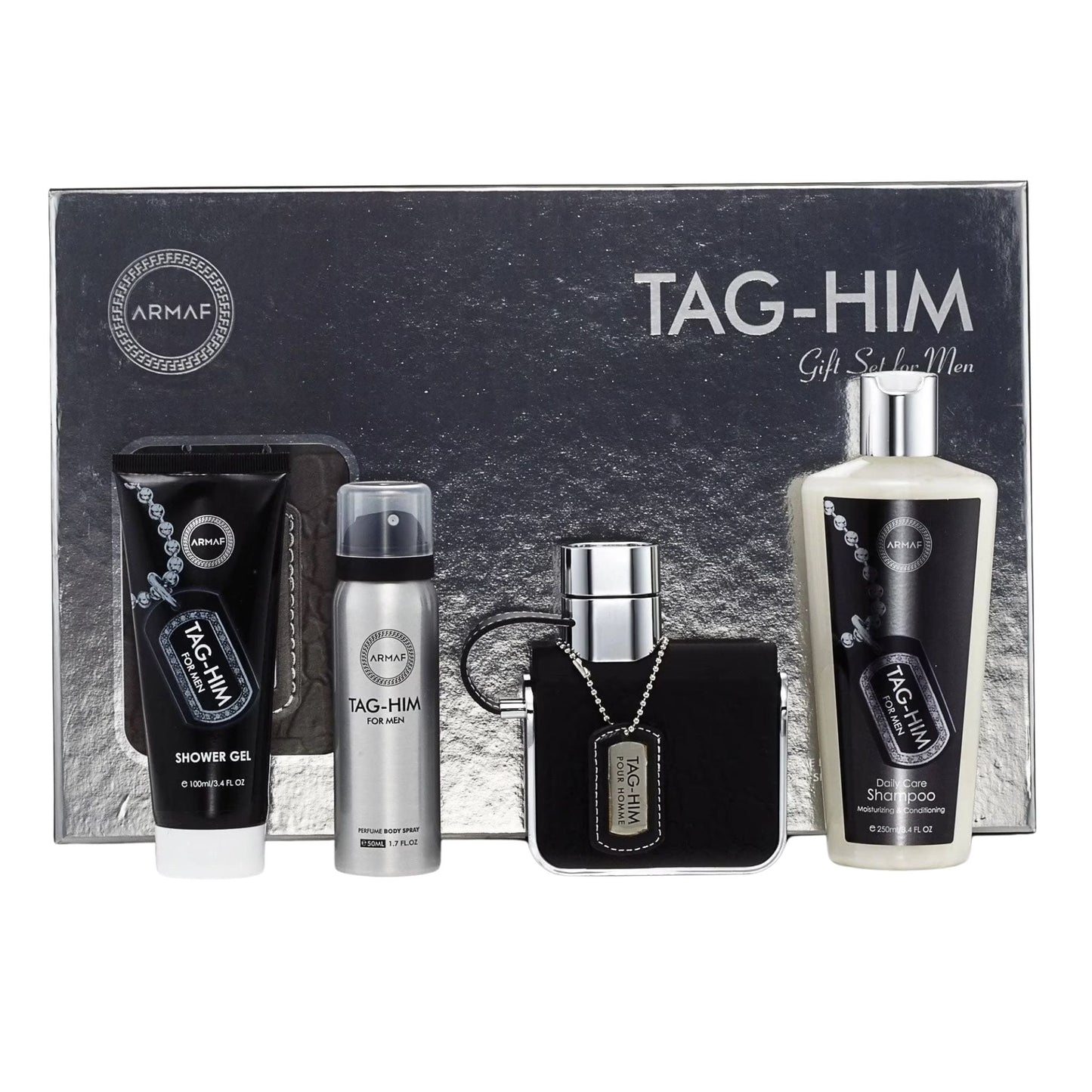Armaf Tag Him 4-Piece Set 3.4oz Men EDP Spray by Armaf
