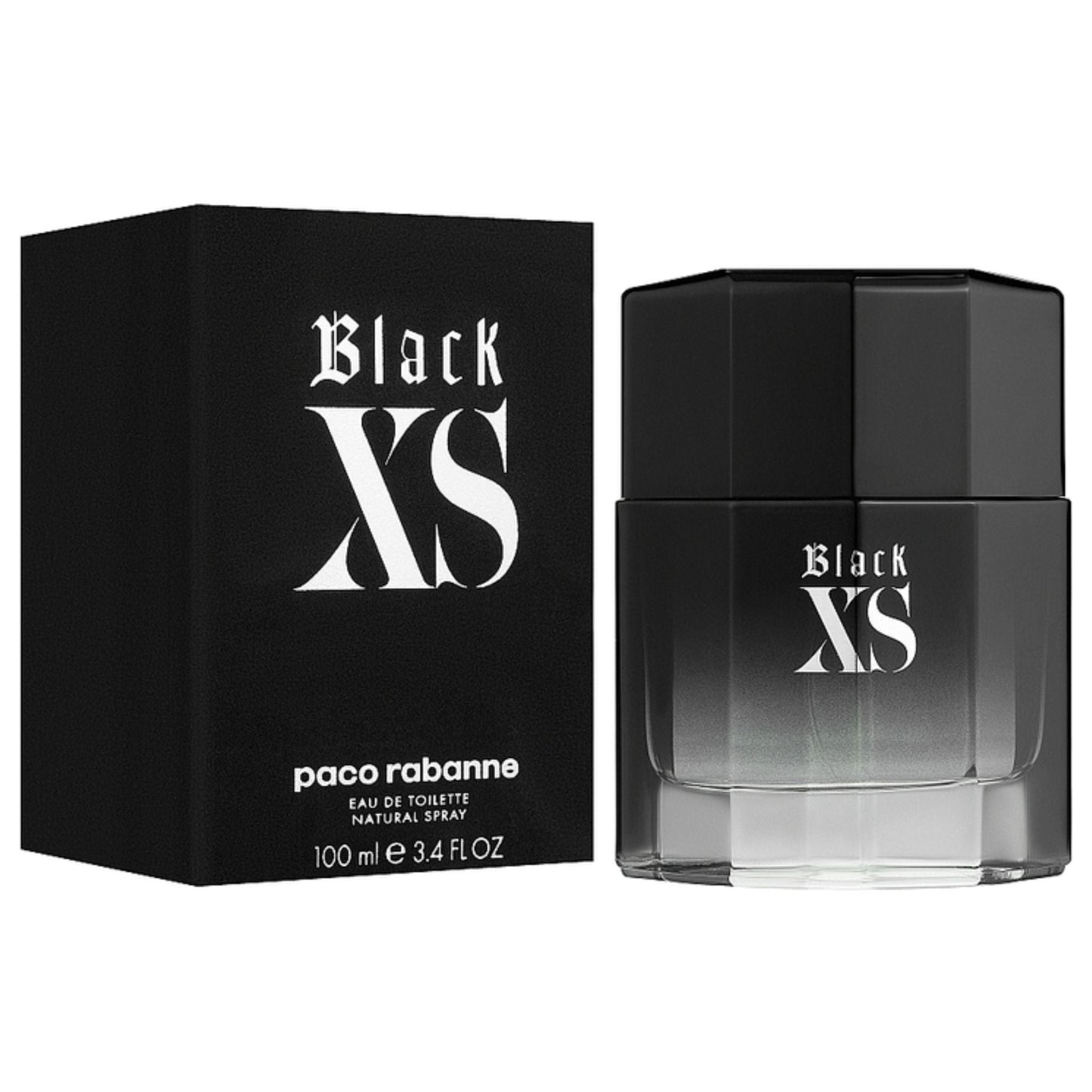 XS Black 3.4oz Men EDT Spray by Paco Rabanne