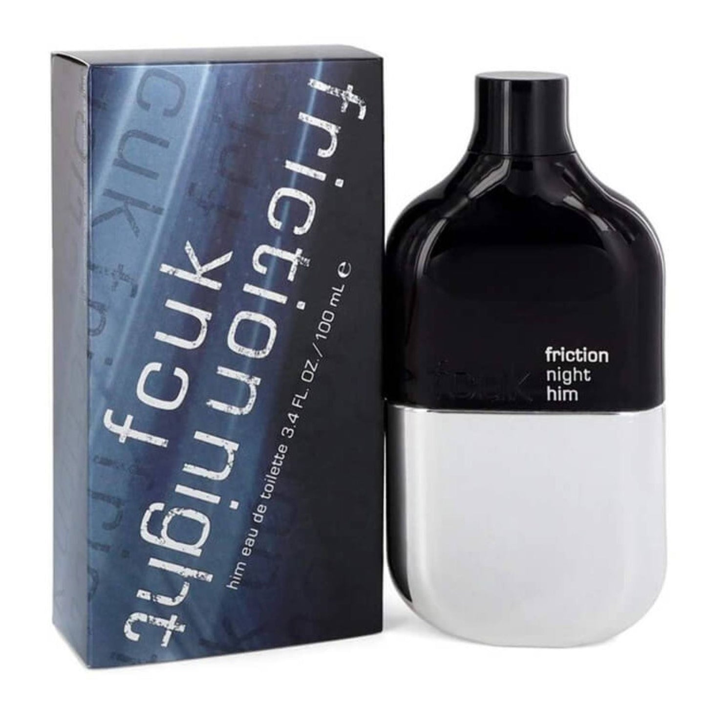 Fcuk Friction Night 3.4oz Men EDT Spray by French Connection